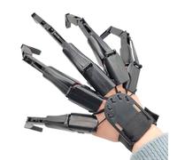 Gants À Main Squelette - Doigt D'horreur Noir Mobile, Prothèse De Style Osseux Articulé | Système D'accessoires De Transformation De Costumes Effrayants, Utilisation Idéale De La Tenue De Vampire Fant