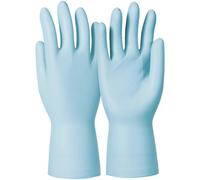 Honeywell KCL Dermatril® P743 Gants de Protection Chimique en Nitrile, Jetables, Imperméables, Sans Poudre, Bleu, Taille 7S, 074307082C (Boîte de 50 Pièces)