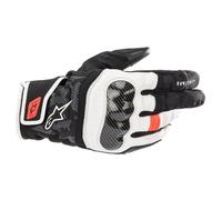 Gants Alpinestars 3527421-1231-XL SMX Z Drystar XL Noir/Blanc/Rouge Fluo