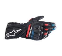 Gants Alpinestars Honda SP-8 V3 Noir Rouge Brillant Bleu