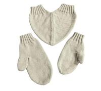 Gants amusants pour se tenir la main, Gants chauds tricotés pour couple, moufles pour 2 personnes, moufles chaudes d'hiver pour cadeau amoureux
