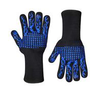 Gants anti-brûlure Gants de cuisine Gants isolants Gants ignifuges Fibre Silicone Polyester Coton