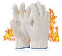 Gants Anti Chaleur - NOBRAND - 2PCS - Coton Tricoté Épais - Résistant à la Chaleur - Cuisine