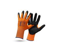 ROSTAING Gant DURANIT-PLUS - Paire de gants Protection Coupure - Secteur Construction et Bricolage - Adapté pour Travaux Coupants et Abrasifs - Idéal pour Couvreurs, Manipulation de Gravats - Orange