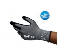 Gants anti-coupures HYFLEX® 11-571 - noir et gris - 12 paires - T7 ANSELL