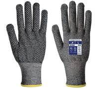 Gants anti-coupures Portwest A640 Sabre à picots PVC - Gris - Homme - Nouveau Modèle - HPPE - Fibre de verre 8