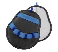 Gants Anti Poils pour Chats et Chiens, Gants de Toilettage Doux avec Texture Ramasse-Poils, Facile à Nettoyer et Ranger, Idéal pour Meubles, canapé, lit, tapis, vêtements, lit pour animaux (Bleu)