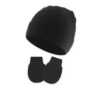 Gants Anti-rayures Avec Un Chapeau De Nouveau-nés Doux Et Respirant Fœtal Brimless Hospital Caps Windproof New Parent Essential