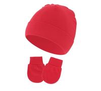 Gants Anti-rayures Avec Un Chapeau De Nouveau-nés Doux Et Respirant Fœtal Brimless Hospital Caps Windproof New Parent Essential