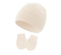 Gants Anti-rayures Avec Un Chapeau De Nouveau-nés Doux Et Respirant Fœtal Brimless Hospital Caps Windproof New Parent Essential