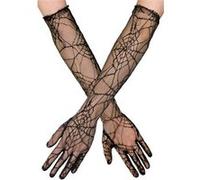 gants avec motifs toiles d'araignée - boland 74543 Noir G