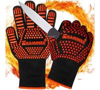 Gants Barbecue Résistant Au Chaleur Jusqu'À 800°C Gants De Four Antidérapant