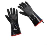 Gants Barbecue Résistant Chaleur Longs pour coton Gants Barbecue(14-Thick) | Manches extra-longues, protection avant-bras, pour idéal barbecue et four, pour coton doux intérieur