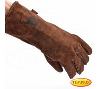 Gants BBQ de Cuisine Cheminée Résistant à la Chaleur Four Cuir XL