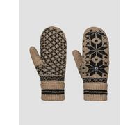 Hestra - Isvik Mitt - Gants - 8 - beige / black