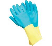 Gants bicolores néoprène/latex taille s (paire)