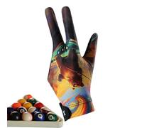 Gants Billard - 23cm Gánt Doigt Complet | Main Gauche Professionnel Doux Élastique Soie Glacée | Respirant Antidérapant Fin | Snookêr Billard Entraînement