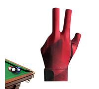 Gants billard main gauche - Mitaines d'entraînement à 3 doigts élastiques respirantes de queue - Gants Billard pour les Hommes | Pour Athlètes, Professionnels, Débutants, Tournois Sportifs en