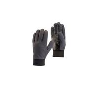 Black Diamond Gants MidWeight Softshell - Gants tactiles en softshell résistants aux intempéries - Manchettes en néoprène Mixte Adulte, Gris (Smoke), XS