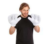 Gants Blancs Géants Adulte PtitClown