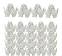 Gants blancs pour enfants 24 paires de gants blancs en coton pour enfants de 6 pouces Doux et confortables pour épaissir le travail protection du travail pour les à la maison et à lécol.