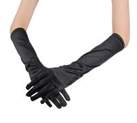 Gants Blancs Pour Mariée - Gants Chic Et Raffinés | Gants En Satin Doux, Parfaits Pour Ajouter Une Touche Sophistiquée À Votre Tenue De Mariage, Gants Longs En Dentelle, Idéaux Pour Compléter Votre
