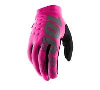 Gants Brisker Pour Femmes 100% Motocross Enduro Rose/Noir