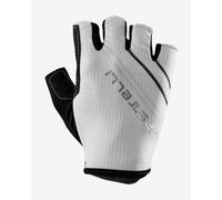 Gants Castelli Dolcissima 2 ivoire gris foncé argenté femme - M