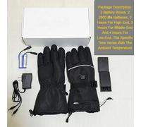 Gants Chauds Imperméables Pour Tous Les Doigts,Pour Le Ski,Le Cyclisme,L'alpinisme,La Pêche,L'escalade - Type 2pcs 2600ma-B