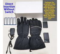 Gants Chauds Imperméables Pour Tous Les Doigts,Pour Le Ski,Le Cyclisme,L'alpinisme,La Pêche,L'escalade - Type 4pcs 4000ma-A