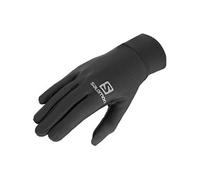 Salomon Cross Warm Glove, Gants d'Hiver Unisexes avec Tissus pour écran Tactile, Parfaits pour le Ski et le Snowboard, Noir/Black, Extra Small