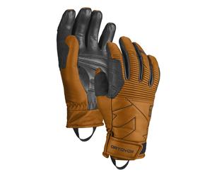 Gants chauds pour hommes Ortovox Full Leather Glove renard rusé M