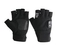 Gants chauffants - 2000 mAh - Vêtements d'extérieur chauffants rechargeables - Gants chauffants d'hiver sans doigts | 3 réglages de température - Chauffe-mains avec coussinets antidérapants pour les