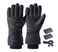 Gants Chauffants | 3 Modes Réglables Gants Électriques Doigts Complets | Mitaine Tactile Chauffante pour Voyage Ski Vélos Extérieur Neige Travail Maison Femmes Hommes