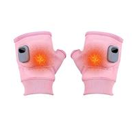 Gants chauffants - 3 modes réglables sans doigts chauffants pour l'hiver, mitaine longue durée pour l'extérieur, les voyages, le cyclisme, le ski, le travail à domicile, la neige, pour homme et femme
