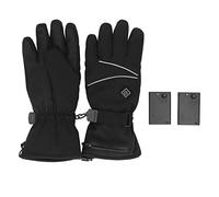 Gants Chauffants à Batterie électrique pour Le Ski, Le Snowboard, Chauffage Rapide, écran Tactile Complet, 3 Niveaux de température, pour Hommes et Femmes, Sports de Plein air, (L)