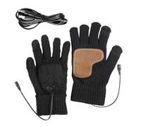 Gants Chauffants - Alimentés Par USB Réglable 3 Températures | Gants D'hiver Chauffants Et Douillets Écran Tactile,Pour Hommes Femmes Travail de Bureau Maison Cyclisme Ski Pêche Hiver Temps Froid Camp