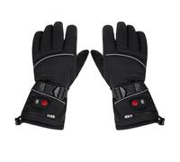 Gants Chauffants Batterie Rechargeable électrique Gants Chauffants Équitation en Plein air Course à Pied Ski Écran de Conduite Gants imperméables pour Les Sports de Plein air (Batterie 7.4V-2500)