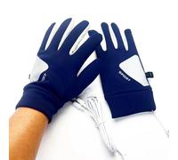 Gants Chauffants Chauffage électrique Gants Chauds Cyclisme en Plein air Course à Pied Coupe-Vent Résistant au Froid Imperméable Écran antidérapant Styles Sportifs et féminins (réglables/Bleus)