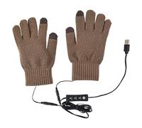 Gants chauffants de moto - Moufles chauffantes USB - Gants chauffants électriques, trois réglages de température pour homme et femme, activités de plein air, sport, cyclisme, ski, moto