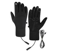 Gants chauffants électriques - 1 paire de gants chauds plug-in, design thermique respirant, ajustement confortable, construction légère, pratique et facile à utiliser | Gants d'hiver pour