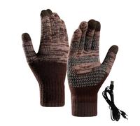 Gants chauffants électriques avec écran tactile | Mitaines thermiques épaisses pour climat froid, hiver, cyclisme, ski, déplacements en plein air, camping, conduite,