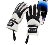 Gants Chauffants Électriques - Chauffage Tactile pour Course | Gants Chauffe-Mains | pour Ski Snowboard Pêche sur Glace Randonnée Cyclisme Course Marche avec Chien Cavaliers Livreurs