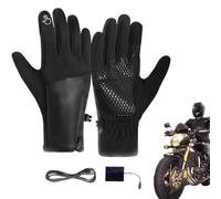 Gants chauffants électriques : gants chauffants, gants thermiques d'hiver, gants de cyclisme résistants au froid | Chaleur alimentée par piles, idéal pour les voyages en plein air, le ski et les