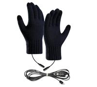 Gants chauffants électriques imperméables au vent avec 3 niveaux de chaleur USB, accessoires pour cyclisme, sports d'hiver, jardinage, dégivrage et déplacements