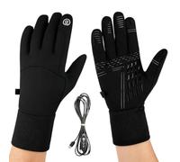 Gants chauffants électriques | Moufles électriques à lacets Une paire | Gants thermiques d'hiver avec écran tactile | Ski Cyclisme Randonnée Traîner Hommes Femmes Adultes Adolescents
