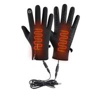 Gants chauffants électriques - Nylon haute densité USB Winter | Gants de ski à écran tactile, coupe-vent imperméable thermique cyclisme, randonnée, alpinisme, course à pied sports de plein air |
