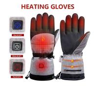Gants Chauffants Électriques Pour Hommes, 3 Vitesses Réglables, Ski, Imperméables, Moto, Vélo, Cyclisme, Chauffe-Mains, Gants Thermiques Unisexes