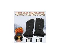 Gants chauffants électriques rechargeables - noir