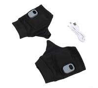 Gants chauffants électriques thermiques rechargeables avec batterie 1800 mAh pour tendinite, soutien de la pêche, chasse, sports de plein air (gris)